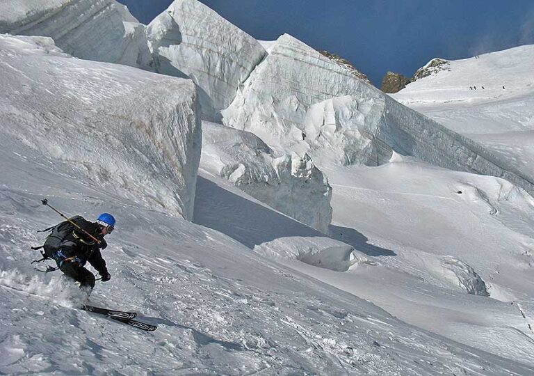 photo skieur sur une piste
