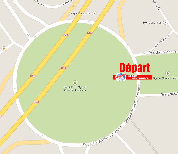 Lieu de départ